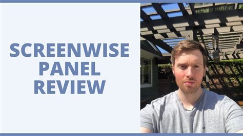 screenwise panel review.